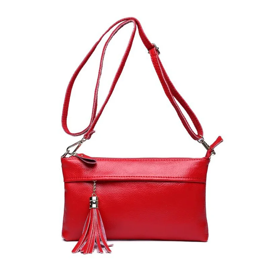 Mara's Dream New Solid Color Leather Ladies Messenger Bag Clutch Bag Evening Bag Casual Small Bag