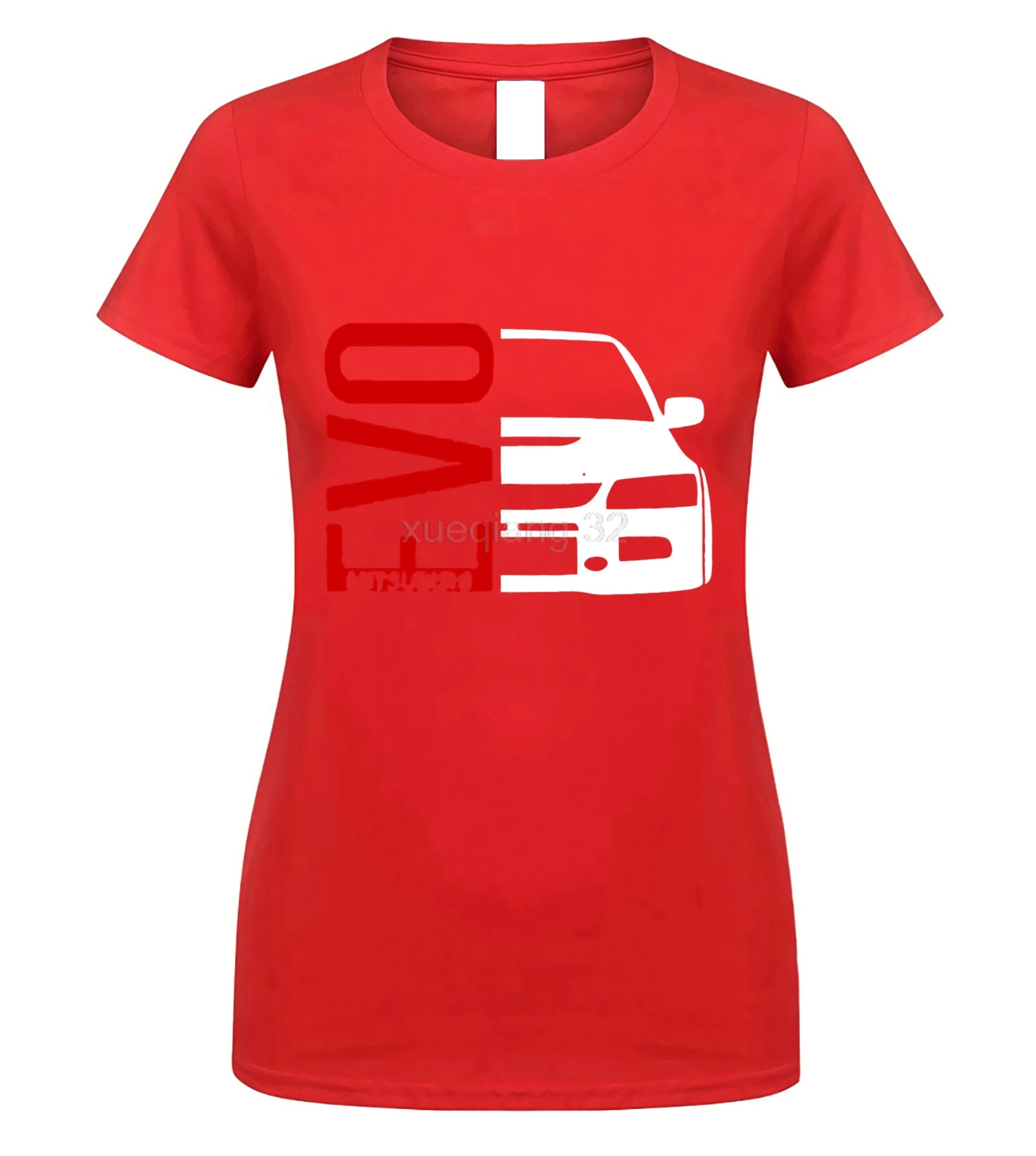 EVO 8 9 VII IX Lancer Evolution футболка - Цвет: women red