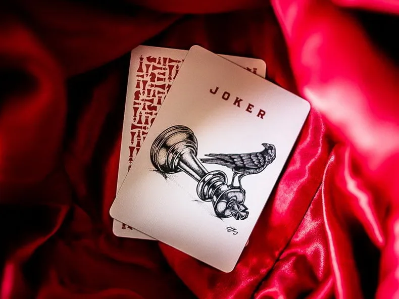 Ellusionist Red Knights игральные карты размер покера колода от Daniel Madison волшебные карты новые Запечатанные фокусы реквизит для мага