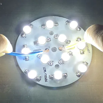 

10pcs a lot Full Power 12W LED COB Light Bulb On Board For LED Light Lamp SpotLight Downlight Lamps For home Light Repair