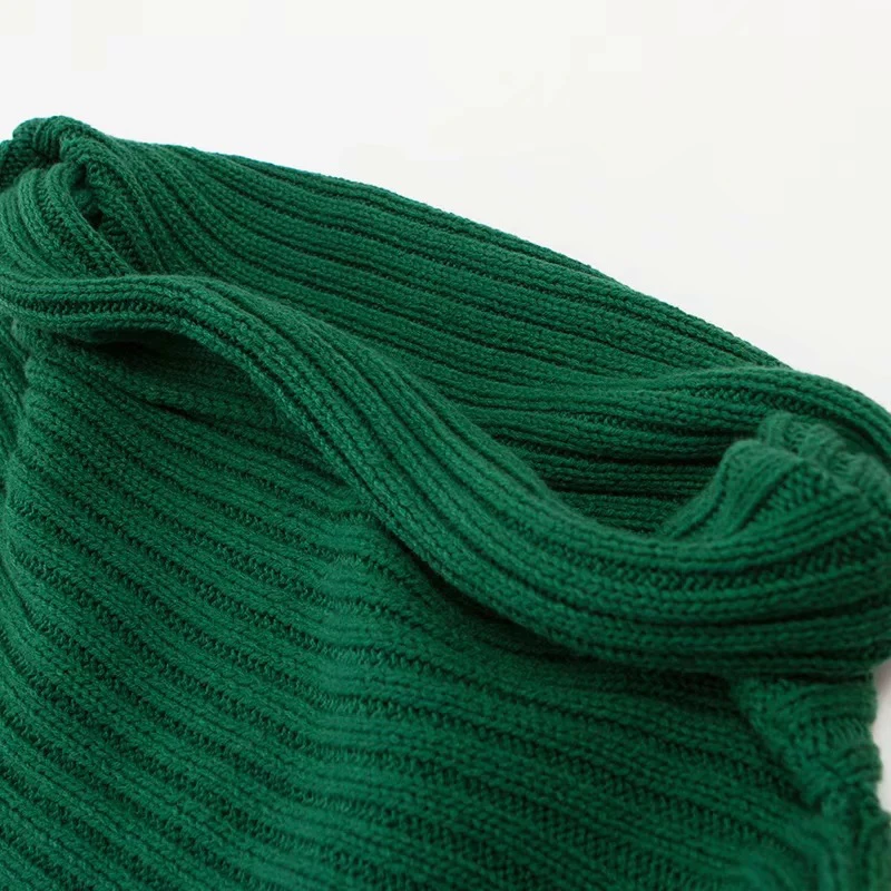 CHICEVER Sexy Striped Knitting Sweaters Female Slash Neck Off Shoulder Long Sleeve Autumn Sweater For Women Fashion Clothes