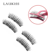 Новые магнитные ресницы Пинцет для наращивания ресниц на магните розовые ресницы для удаления ресниц из нержавеющей стали ресницы LAUKISS