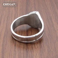 Punk 316L Stainless Steel Silver Color Biker Mechanic Wrench Screw Style Tools Ring Jewelry 2