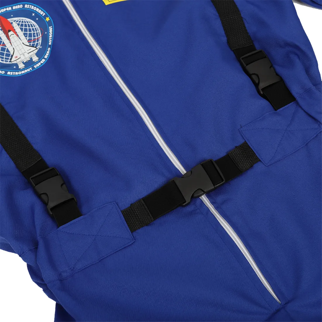 Astronaut Costume Space Suit for Adult Role Play Cosplay Costumes Zipper Costume Flight Jumpsuit Plus Size Uniform