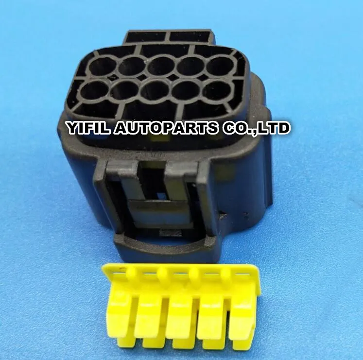 10 Pin/Way Female TYCO/AMP Econoseal J серии монитор соединитель прибора штепсельная Вилка для Экскаватора Volvo 174655-2/174656-7