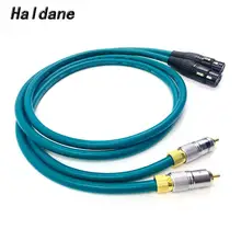 Haldane Pair Nakamichi RCA Male to XLR Feamle Balacned Audio Cable RCA to XLR Interconnect Cable with CARDAS CROSS USA-Cable