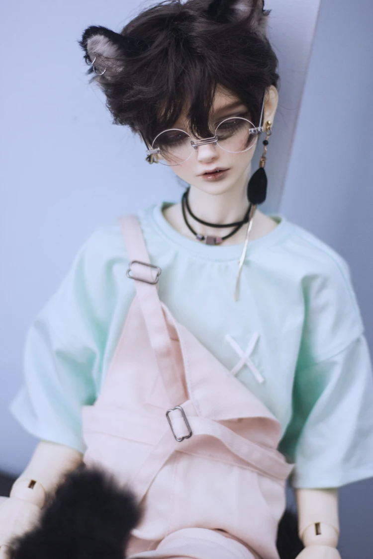 Аксессуары для кукол BJD подходят для 1/3 1/4 MSD Uncle size милые розовые подтяжки в студенческом стиле с простыми милыми кукольными аксессуарами