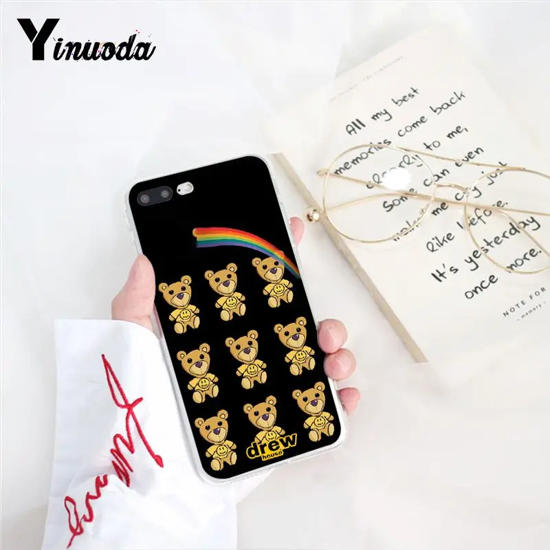 Yinuoda Drew House Джастин Бибер Мягкий Силиконовый ТПУ чехол для телефона iPhone 8 7 6 6S X XS MAX 5 5S SE XR 10 11 Pro Max