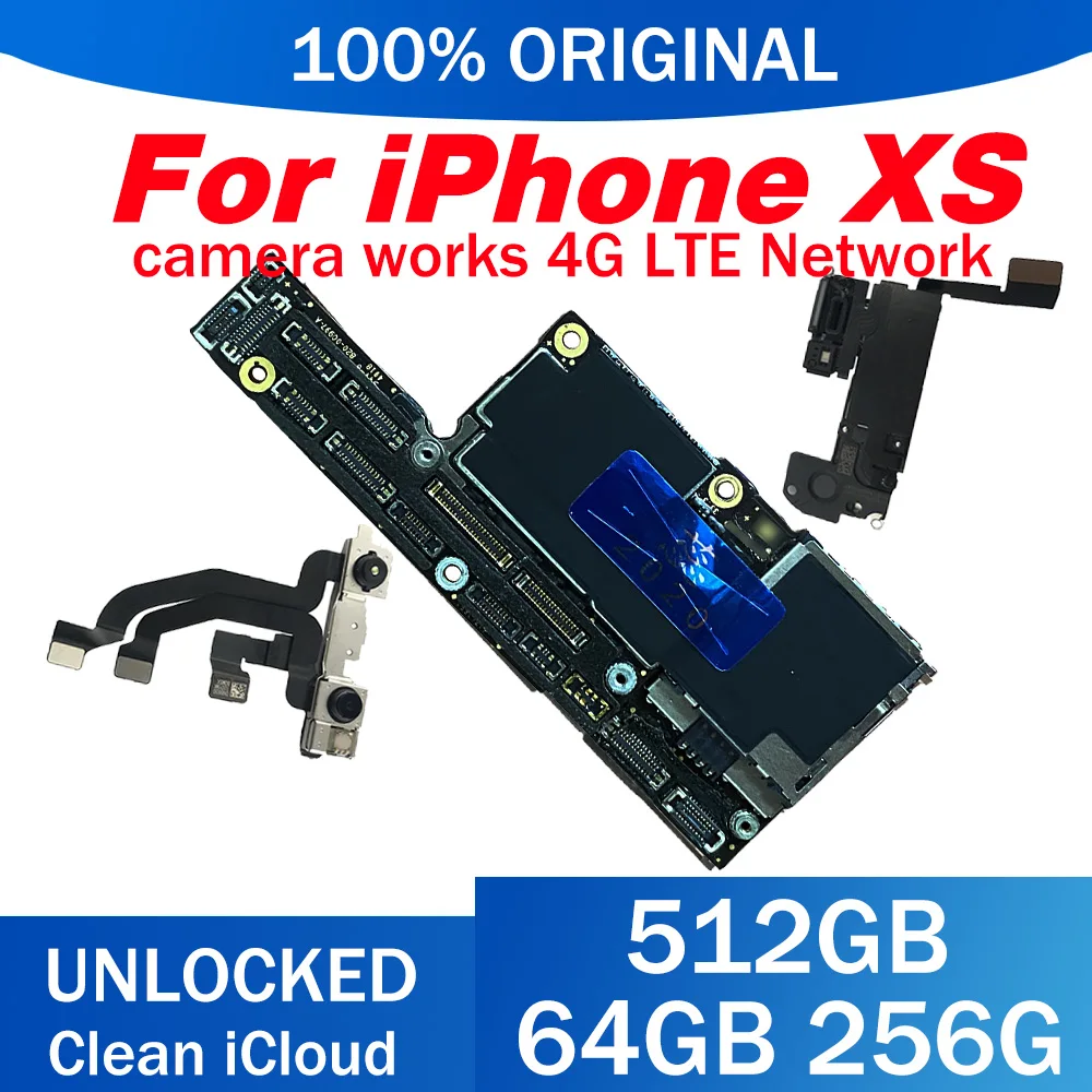 Материнские платы Для iPhone Xs материнские 64 Гб 256 г 512 для xs системные с полным чипом
