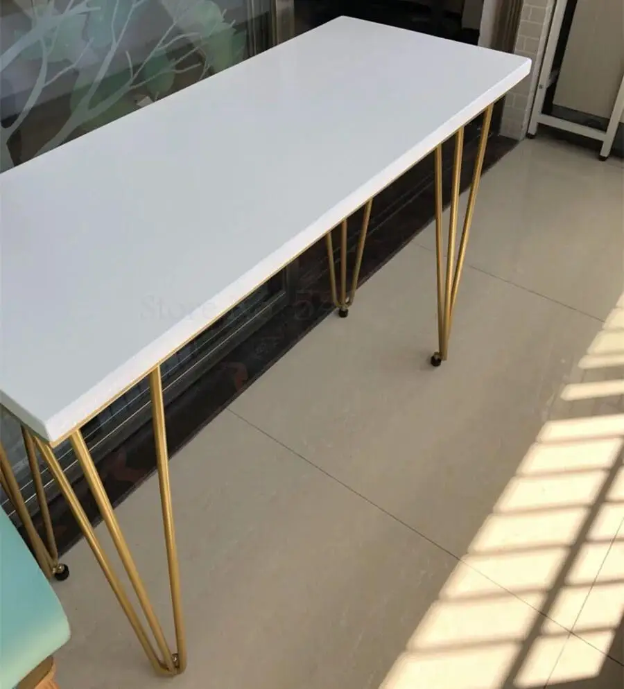 Скандинавский креативный стол из цельного дерева для спальни, маленькая квартира, домашний компьютерный стол, современный минималистичный простой Рабочий стол - Цвет: 100x45x75cm  5