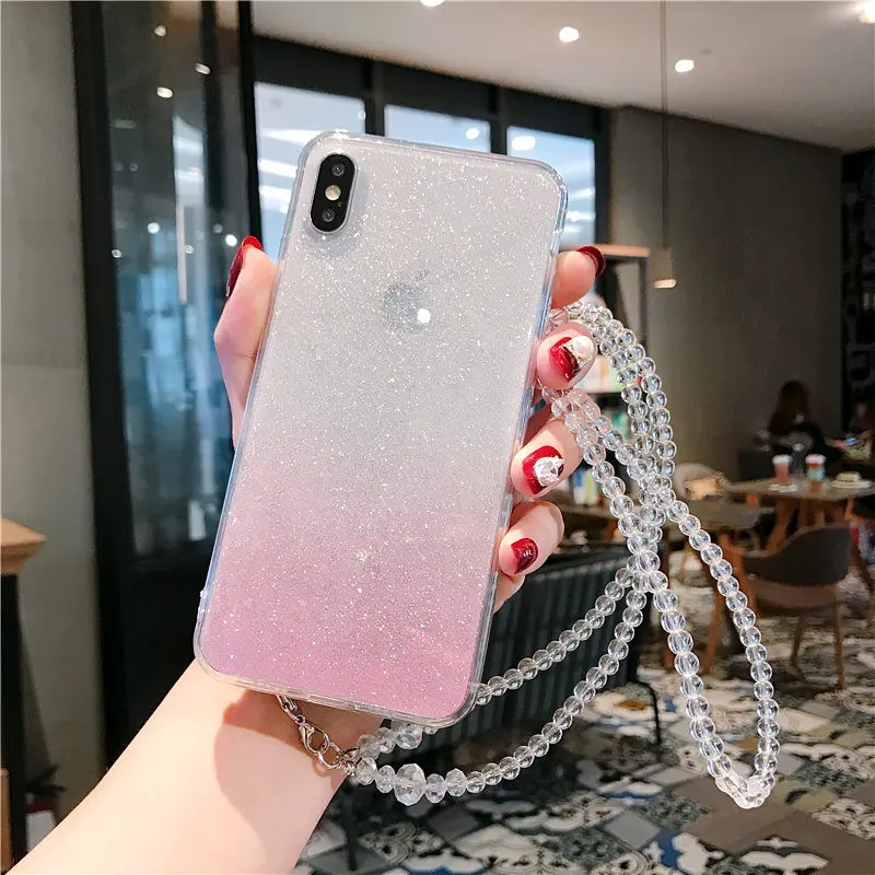Градиентный Звездный фольгированный чехол для huawei mate 30 mate 20 Pro mate 20 P30 Pro P20 защитный чехол для huawei P20 Pro с ремешком