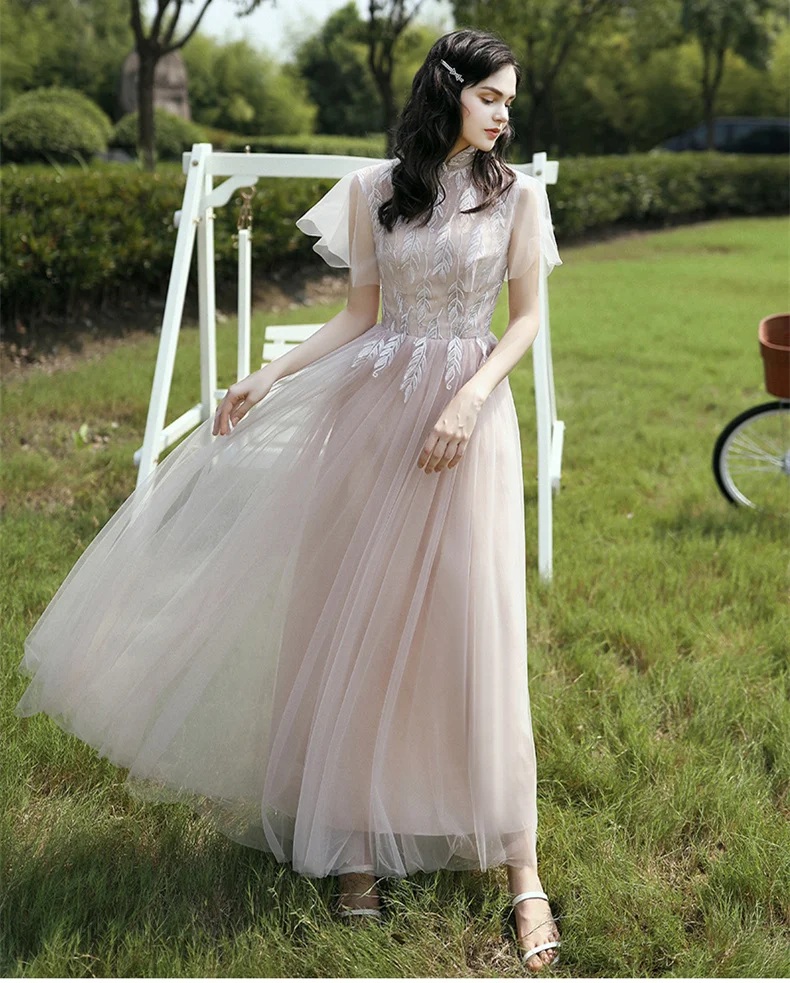 Новые румяные платья подружки невесты длинные элегантные vestidos de fiesta de noche vestidos fiesta boda sukienki na impreze вечерние платья для женщин