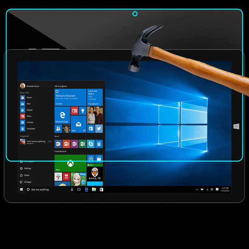 Твердость 9H закаленное стекло для CHUWI Hi10 Air Intel Cherry Trail-T3 Z8350 четырехъядерный Windows 10