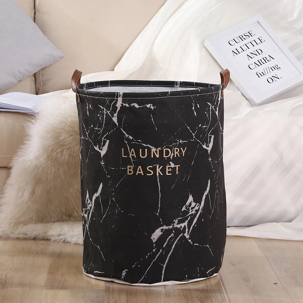 Large Foldable Dirty Laundry Basket Organizer Printed Collapsible Waterproof Home Laundry Hamper Sorter Laundry Basket 1pc