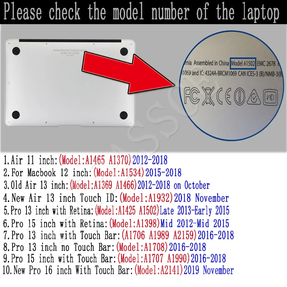 Macbook型号表2