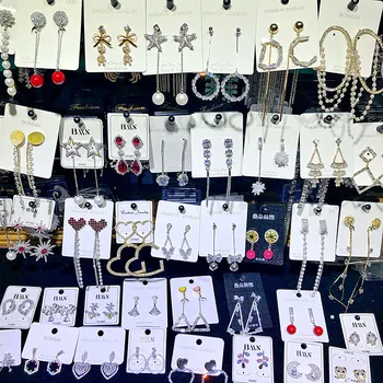 

30 Paris/lot novelty fashion women alloy earring lot vintage style cool design women jewelry earring wholesale 200729-121