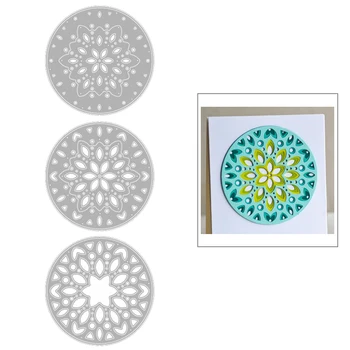 

2020 New Dots Frame Background Layering Metal Cutting Dies For DIY Embossing Making Layered Card Paper and Scrapbooking NO Stamp