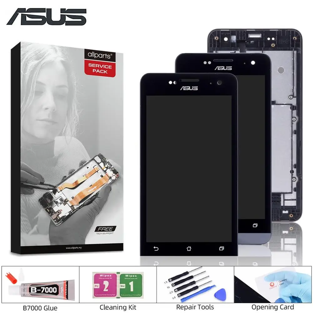 

5.0" Original Display For ASUS Zenfone 5 LCD Touch Screen with Frame For ASUS Zenfone 5 Display T00J A500KL A500CG A501CG