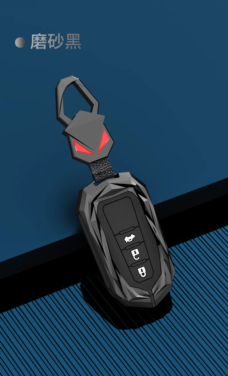 Copertura a distanza della cassa di FOB dell'automobile in lega di zinco per Toyota Camry Prius Corolla C-HR CHR RAV4 Avalon Land Cruiser Prado Fob remoto - Hce0db57cbe5b4dfab744f47084e348cfd
