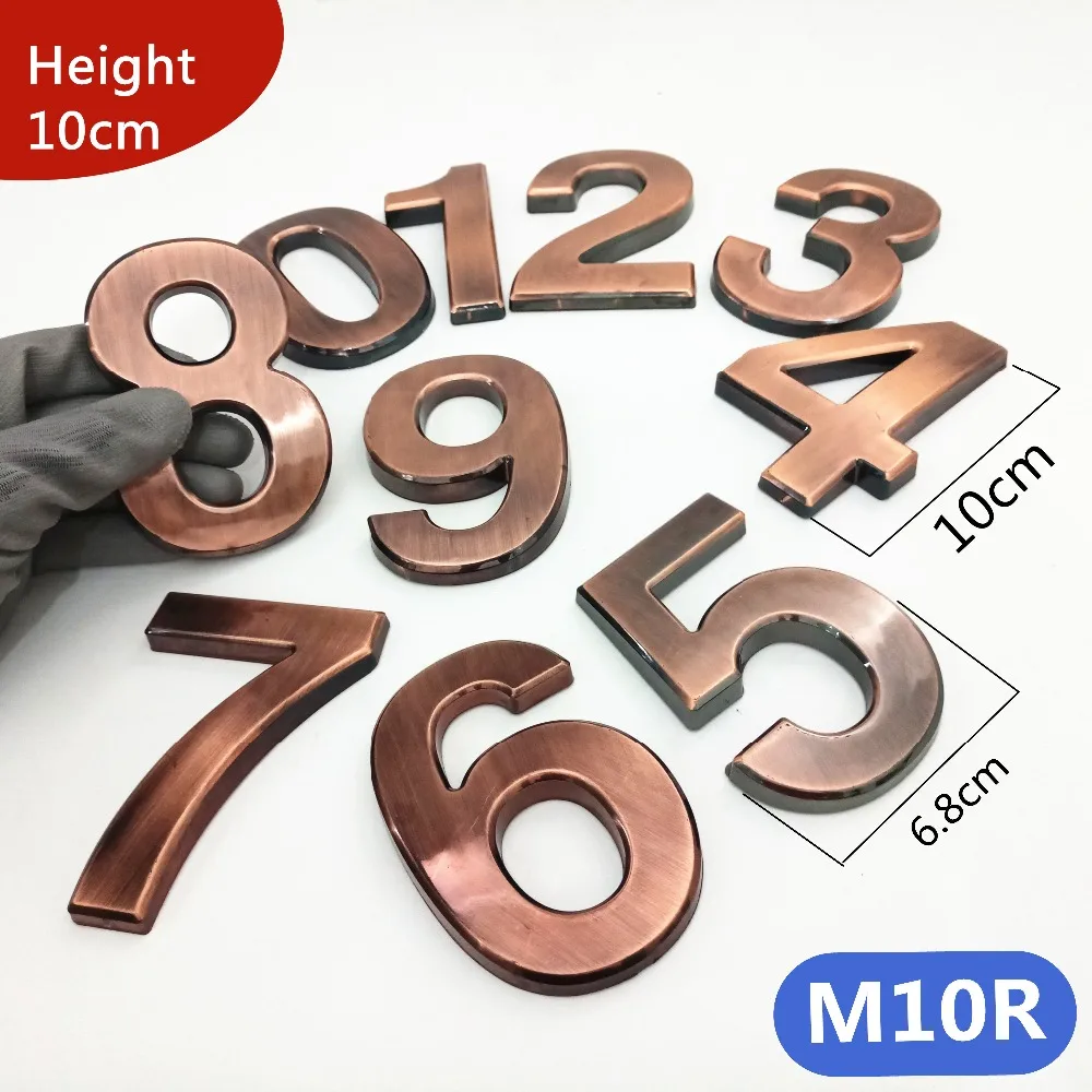 红古塑料门牌4个规格=10cm