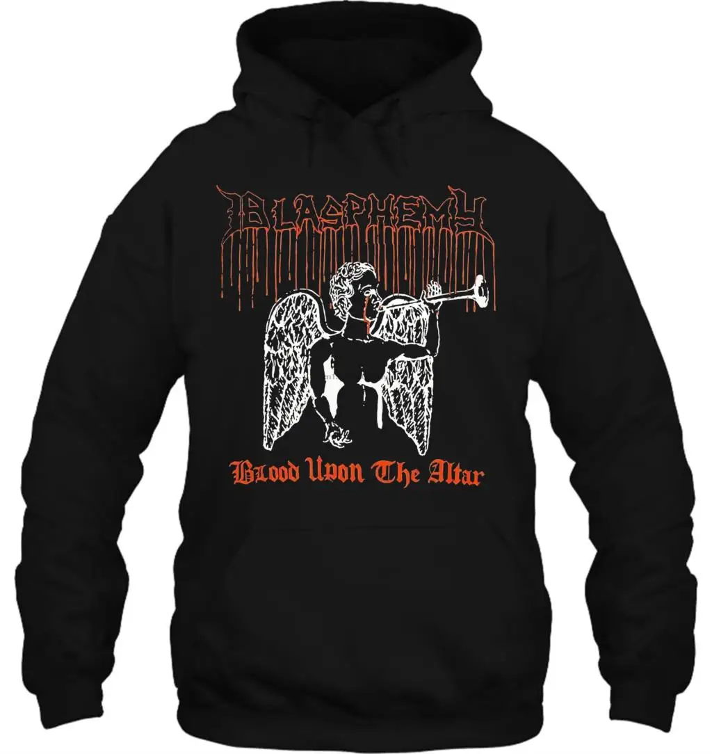 Мужская толстовка кощунство крови на алтаре Размеры s m l xl XXL 3xl черный металл официальный Женский Уличная одежда