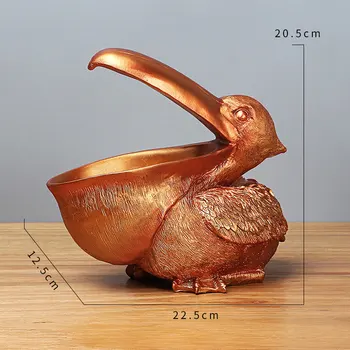 

Toucan Key Storage Figurine Pelican Statue Storage Basket Animals Birds Shape WXV Sale