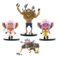 Uma peça gk tony chopper anime figura de ação modelo 5-11cm pvc surto estátua coleção brinquedo presente do ano novo desktop decoração