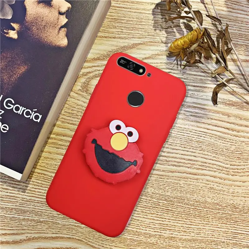 3D Силиконовый мультяшный чехол для Huawei Y7 Y6 Y5 премьер-профессионал девушка милый держатель телефона Стенд мягкий чехол Funda Coque