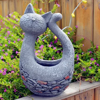 

Creative Breathable Landscape Flower Pot Cat Owl Frog Cute Animal Balcony Landscaping Small FlowerPot Indoor Outdoor Decorations