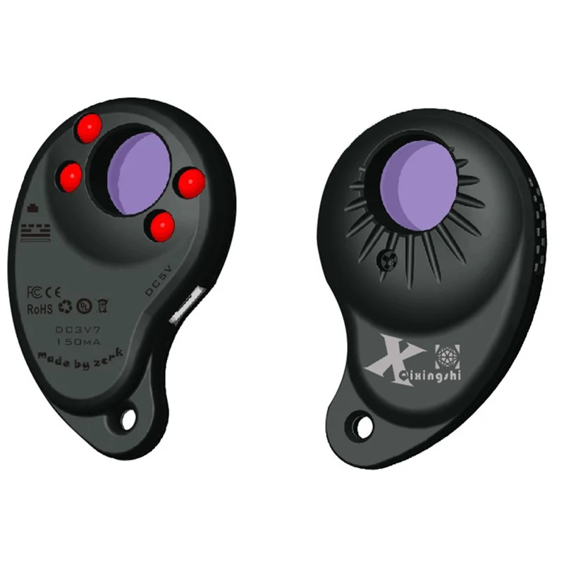 Spy Wiretap Hidden Camera Bug Detector X Wireless GSM Device Spy Camera Laser Detection Wiretap Finder Portable with 4 IR Light