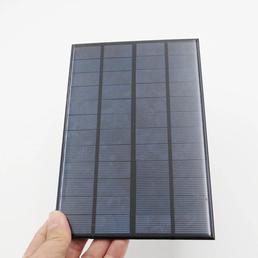 12V 4,2 W 350mA Панели солнечные поликристаллические кремниевые DIY Батарея Зарядное устройство небольшой мини солнечная батарея кабель игрушка солнечный светильник 12V