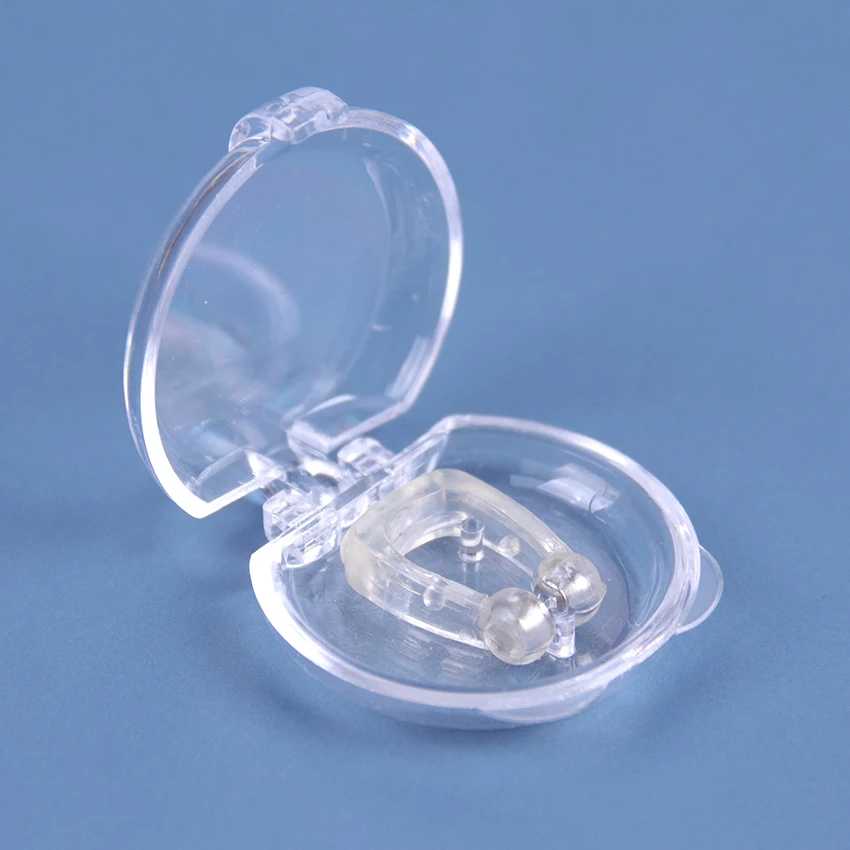 1PC Mini Anti Snoring Nasal Stopper Nose Clip Magnetic Adult With Box Sleeping Health Care Tool | Красота и здоровье