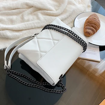 

Small Classic PU Leather Crossbody Bags for Women 2021 Shoulder Handbags and Purses Women's Luxury Trending Cross Body Bag Flap