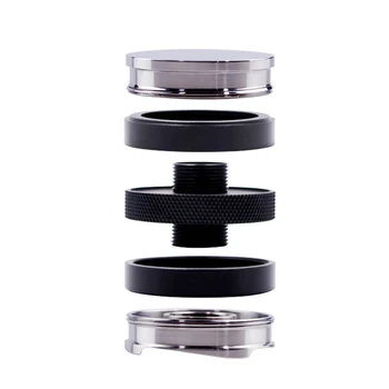 

51/53/58mm 2 In1 Double Head Espresso Tamper Coffee Adjustable Distributor 4pulp Kitchen Dining Bar Accessories