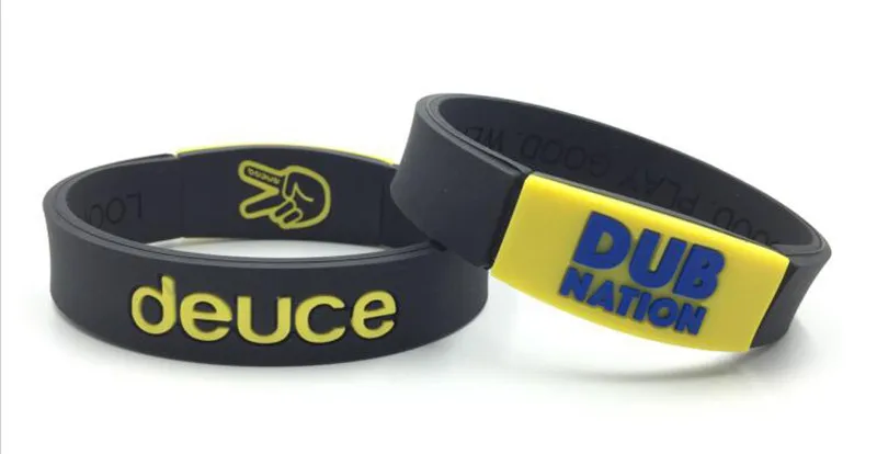 

1pcs New arrival fashion jewelry deuce dub antion power bangle silicone balance wristband energy bracelet