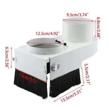 

Dust Shoe Cover Brush for CNC Router Spindle Motor Milling Machine Woodworking 35ED