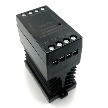 

Three Phase No Contact AC Controlled AC Solid State RelayTSR-25AA-S Built-in Buckle/radiator