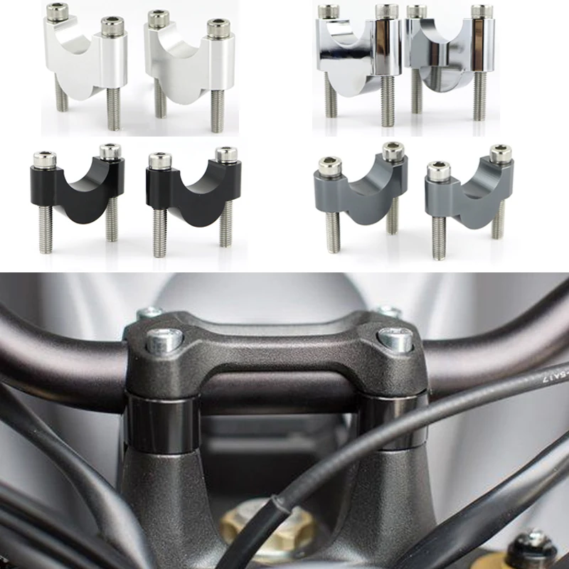For Honda CR125R CRF150R CRF250R CRF450R CRF250M CR250R CR500R 22mm 7/8&quot Handlebar Handle Bar Mount Risers Motorcycle CNC Billet |