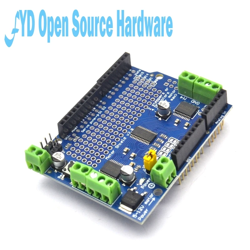IIC I2C TB6612 Mosfet шаговый двигатель PCA9685 ШИМ Серводвигатель щит V2 для Arduino робота PWM Uno