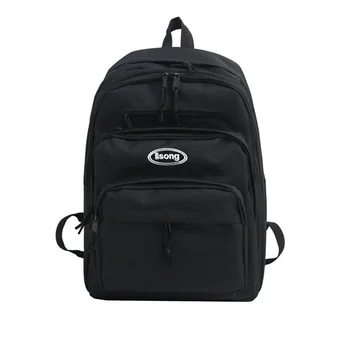 

Casual Fashion Women Backpack Travel Women Backpack Large Capacity School Bags for Girl Solid Color New Cross Body Bag From 2020