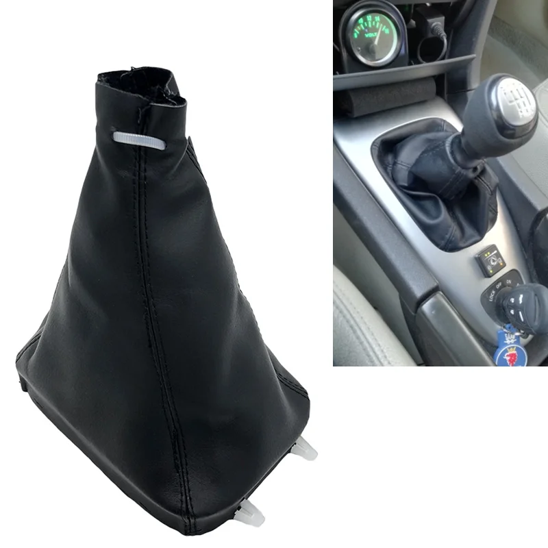 Кожаный чехол для SAAB 93 9 3 SS 2003 2012 Ручка рычага переключения передач|Ручка передач|