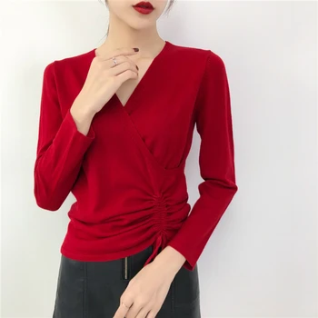 

New arrival spring Autumn Knitted Pullover For Women Sweater Casual Loose Tops Long Sleeve Crocheted Pullovers Femme Clothing