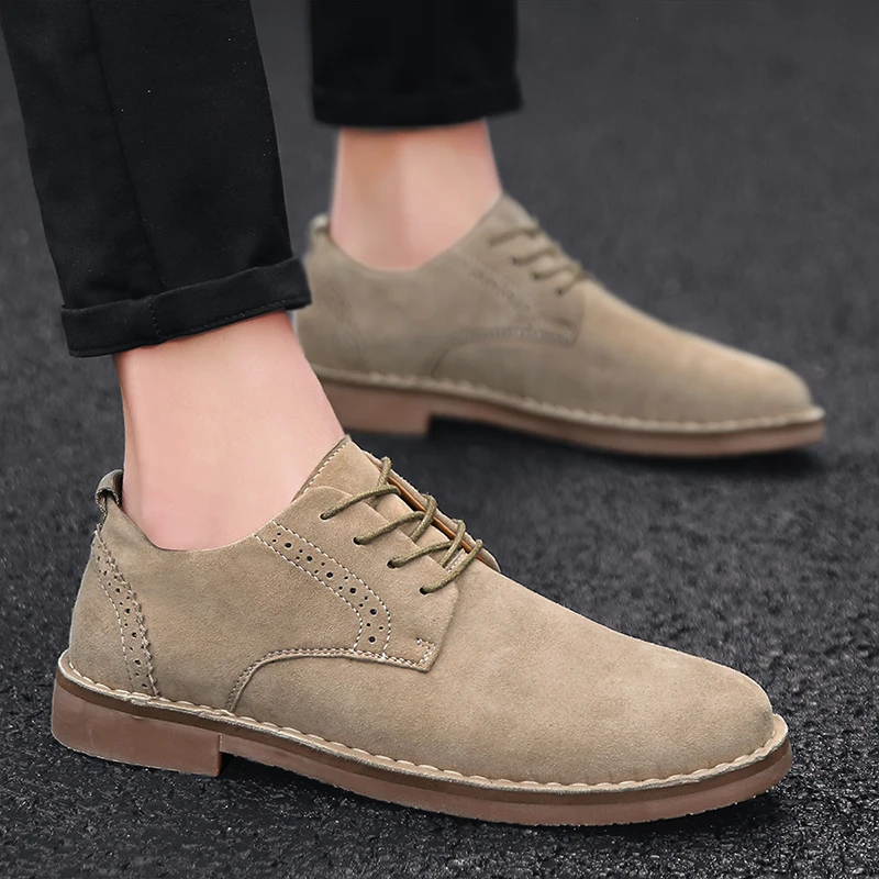 Zapatos estilo oxford para vestir al aire libre para hombre, zapatos de  boda de gamuza de cuero, zapatos formales para hombre, zapatos para hombre,  hombre, boda, a4|Zapatos informales de hombre| - AliExpress