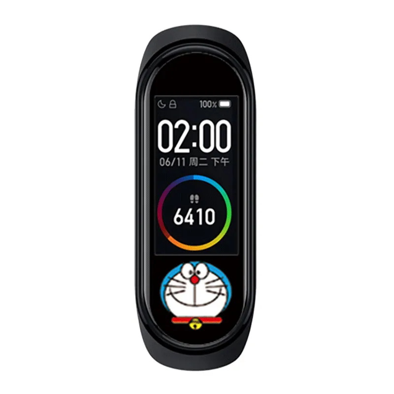 10 шт упаковка Анти-Царапины ПЭТ красочные mi band 4 защитная пленка для экрана для Xiaomi mi Band 4 Смарт Браслет аксессуары