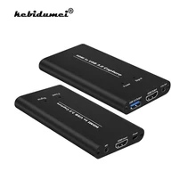 USB 3,0 HDMI к USB карта видеозахвата с микрофоном Dongle 4K 60Hz HDMI видеозахвата для игры потоковой прямой трансляции