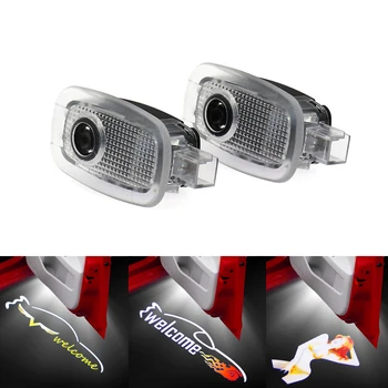 

2pcs New Logo Courtesy Light For AMG Mercedes Benz W221 2006-2013 W447 Vito Viano Valenta Sprinter S Class LED Car Door Light
