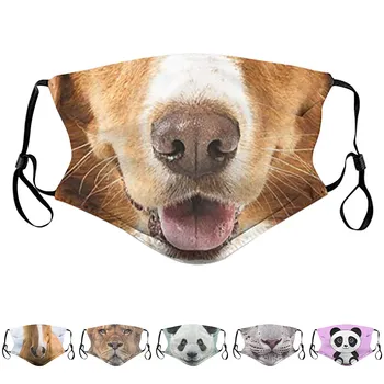 

1PCS Fashion Adult Facemask women men Adjustable Print maska mondkapjes masque maske for Cycling face cover dropshipping#K35