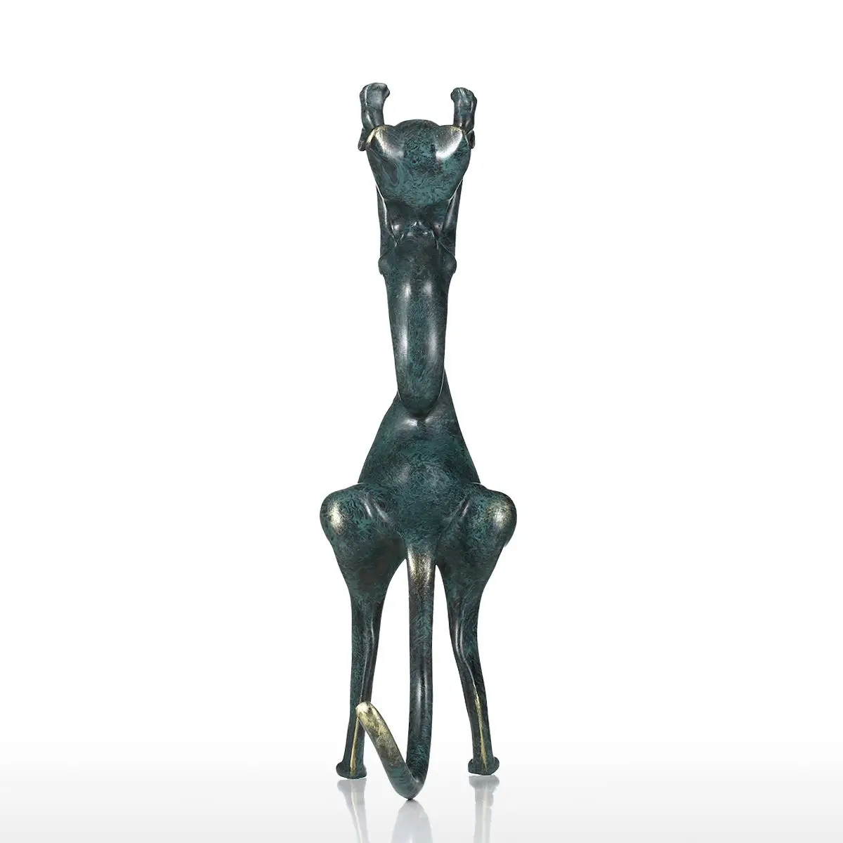 

Cloud Pattern Cat Fiberglass Sculpture Home Decoration Original Design Cat Artwork For Home Office