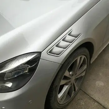

Car Styling 3D Fake Vents Decorative Outlet Side Vents Stickers Decals Emblem Symbol Creative Personalized Stickers