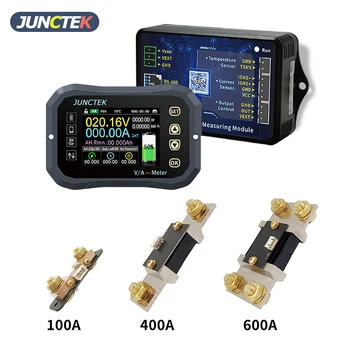 Monitor de batería Bluetooth KG140F DC 0-120V 100A 400A, probador de batería, medidor de corriente de voltaje VA, indicador de capacidad 1